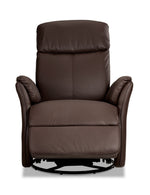 Morgan Swivel Glider Recliner - Dark Brown