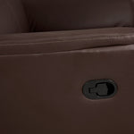 Morgan Swivel Glider Recliner - Dark Brown