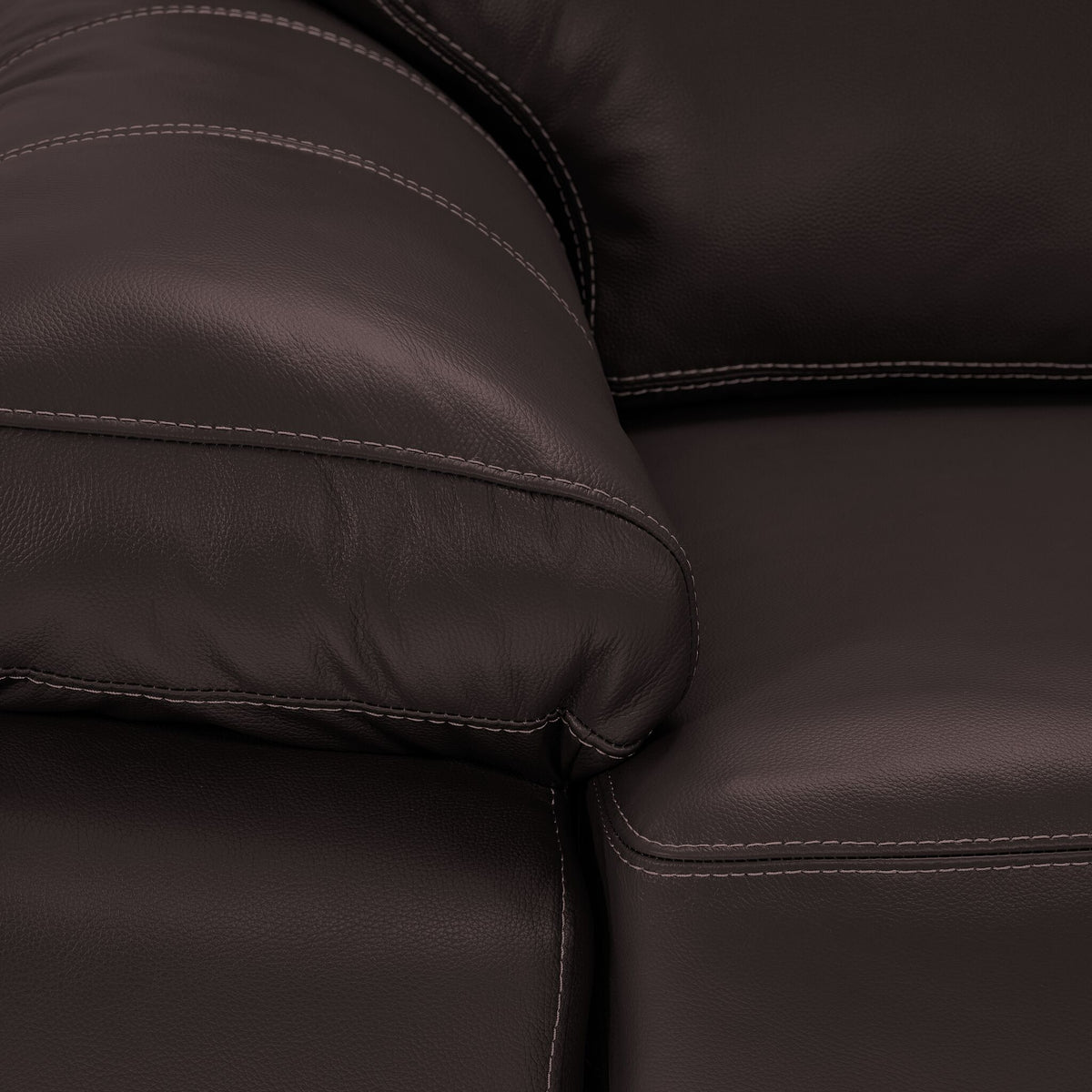 Morrison II Leather Sofa - Brown