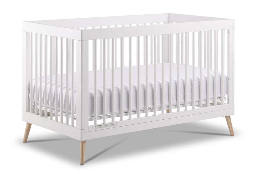 Delta Children Nico Convertible Crib - Bianca White, Natural