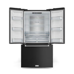 Thor Kitchen - Gordon Ramsay Collection 36" 20.3 Cu. Ft. Matte Black Counter-Depth French Door Refrigerator with Ice Maker - RF3621CTD00-SS
