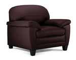 Raphael Leather Chair - Mocha