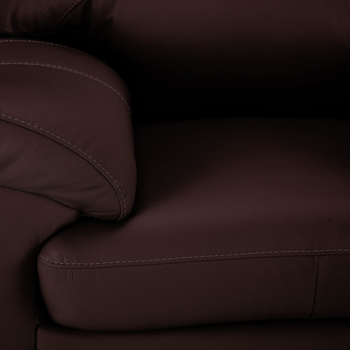 Raphael Leather Chair - Mocha