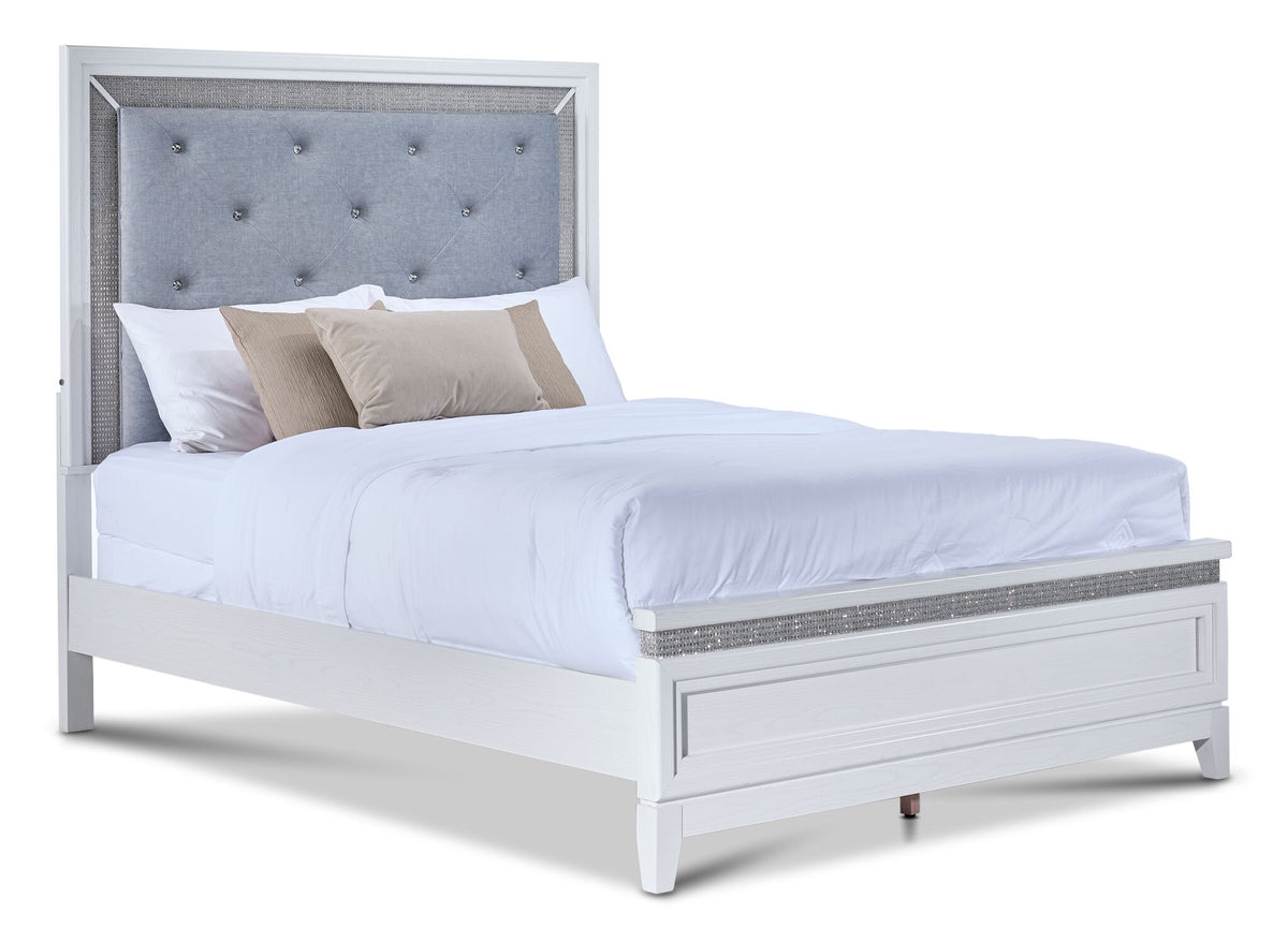 Reflections 3 - Piece King Bed - White