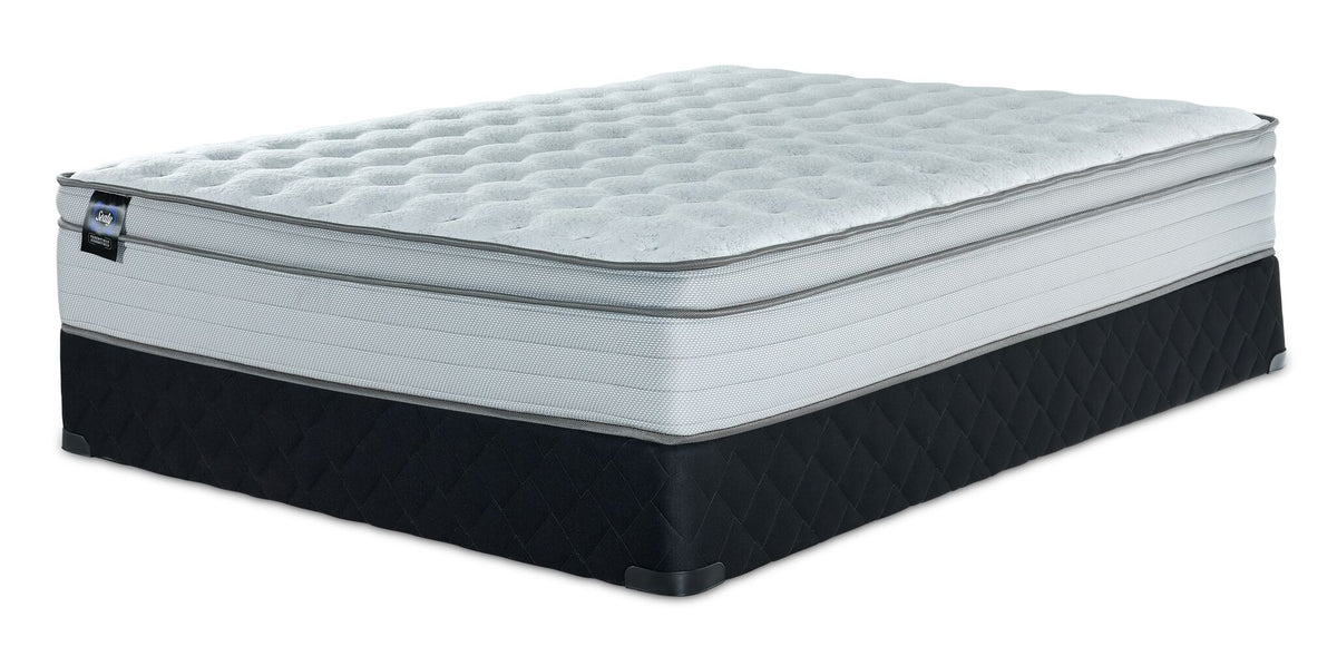 Sealy® Essentials Remy II Firm Eurotop Queen Mattress and Boxspring