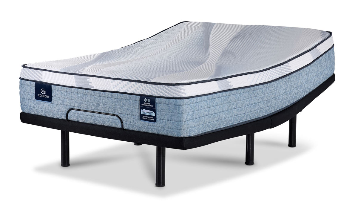 Serta iComfort® AIR 3 Medium Euro Top 13" Full Mattress and L2 Motion Pro Adjustable Base