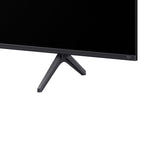Close-up of TCL TV stand leg and bottom frame featuring Fire TV logo