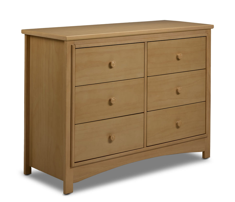 Delta Children Taylor 6 Drawer Dresser - Natural Sandstone
