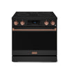 Thor Kitchen Black Stainless Steel Freestanding Professional Electric Range|Gordon Ramsay Series (6 cu.ft) - RSE36B-RSG