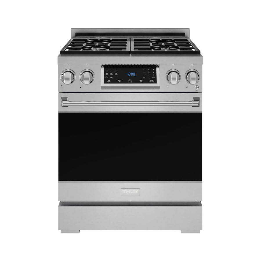 Thor Kitchen Stainless Steel Freestanding Professional Gas Range|Gordon Ramsay Series (4.55 cu.ft.) - RSG30