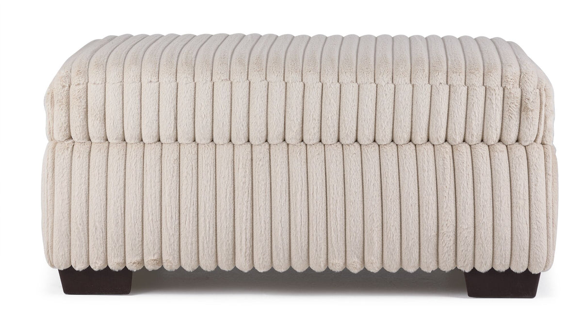 Tuscan Storage Ottoman - Grey