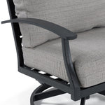 West Lake - Outdoor Swivel Chair - Grey