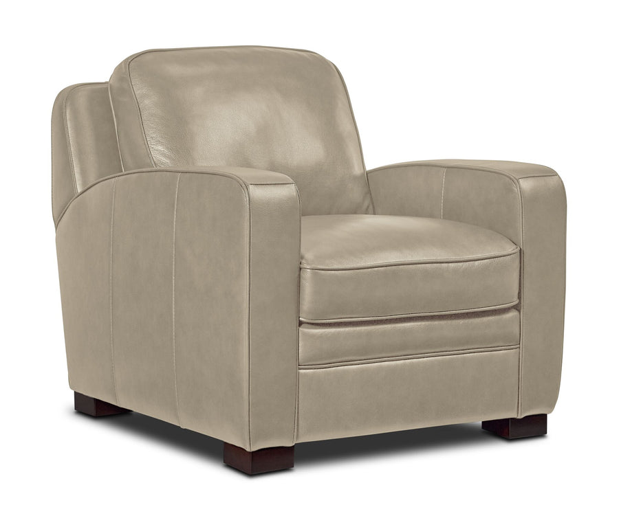 Wilmington Leather Chair - Ivory