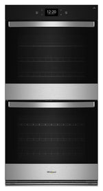 Whirlpool Fingerprint Resistant Stainless Steel Double Wall Oven (10.00 Cu Ft) - WOED7030PZ