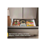 Whirlpool 36" 30 Cu. Ft. Print Resist Black Stainless Steel French Door Refrigerator - WRMF3336SV--