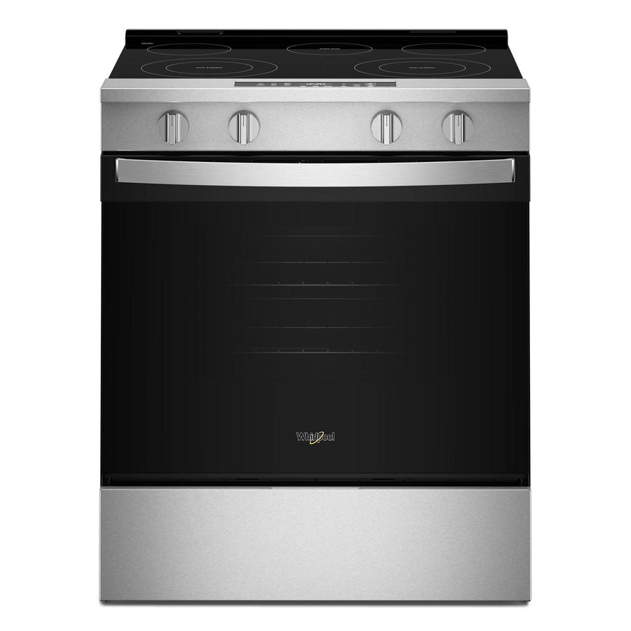 Whirlpool Stainless Steel Slide-In Smart Electric Range (5.3 Cu. Ft.)- YWSES3330TS