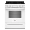 Whirlpool White Slide-In Smart Gas Convection Range (5.0 Cu. Ft.) - WSGS4530TW