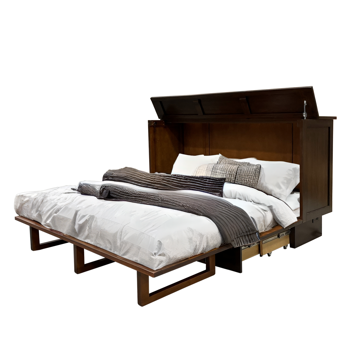 Willow Queen Sleep Chest - Cherry Brown