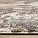 Autumn Drift 5'3" x 7'7" Distressed Foliage Area Rug - Light Brown, Beige
