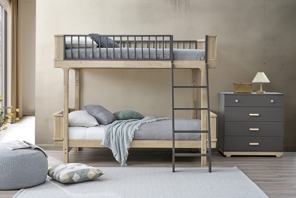Jayde 3-Piece Twin Bunk Bed - Natural