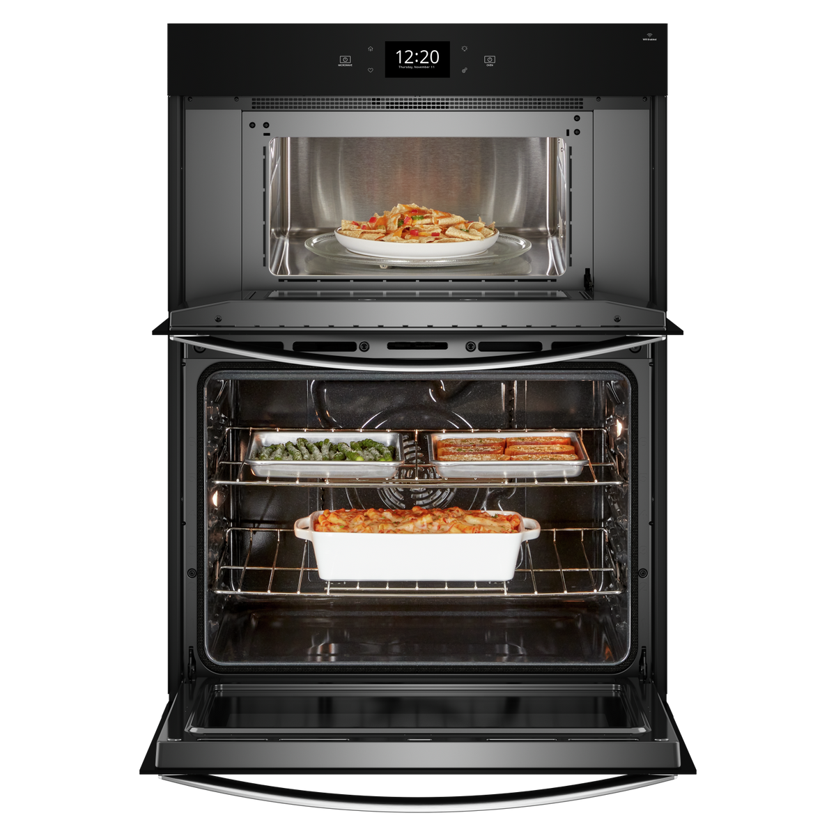 Whirlpool Fingerprint Resistant Stainless Steel Combi Wall Oven (6.4 Cu Ft) - WOEC7030PZ
