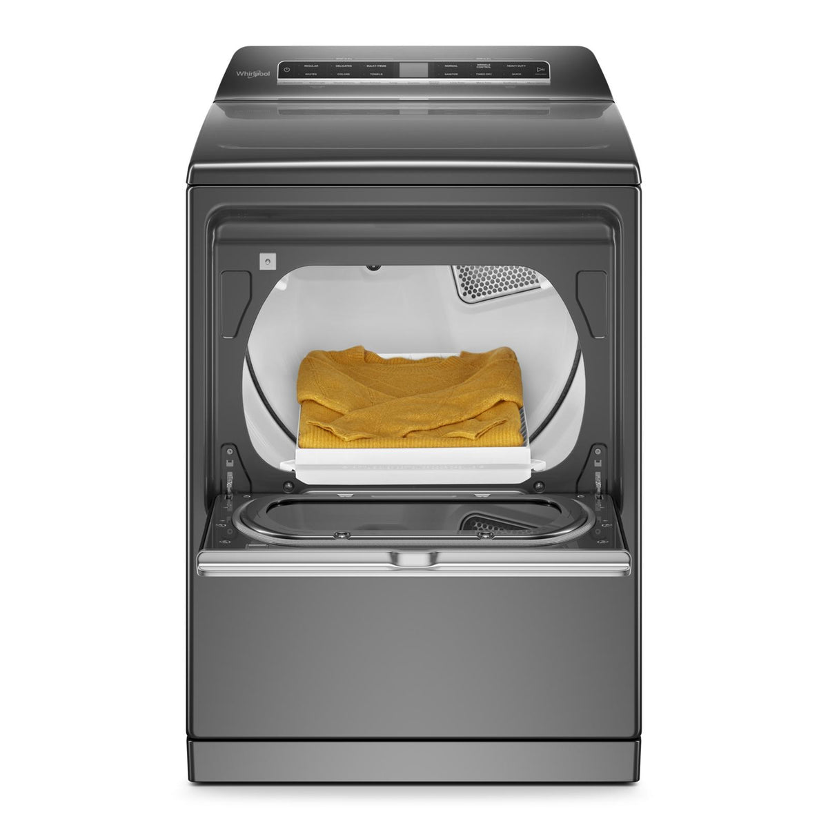 Whirlpool Chrome Shadow Gas Dryer (7.40 Cu Ft) - WGD8127LC