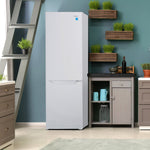 Danby 23.75" 10.3 Cu. Ft. White Compact Bottom-Freezer Refrigerator - DBMF100B1WDB