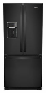 Whirlpool Black French Door Refrigerator (20 Cu. Ft.) - WRF560SEHB