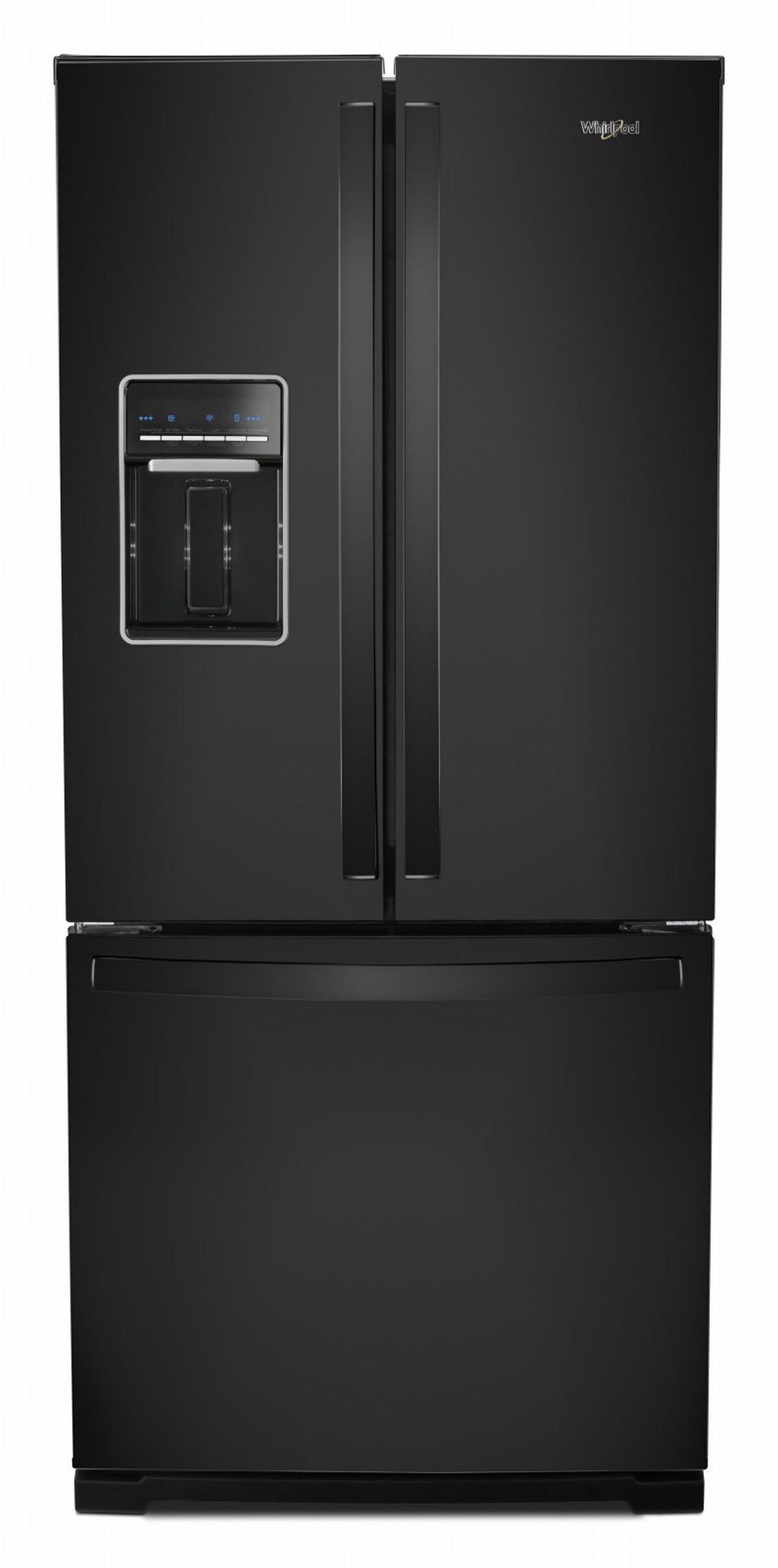 Whirlpool Black French Door Refrigerator (20 Cu. Ft.) - WRF560SEHB