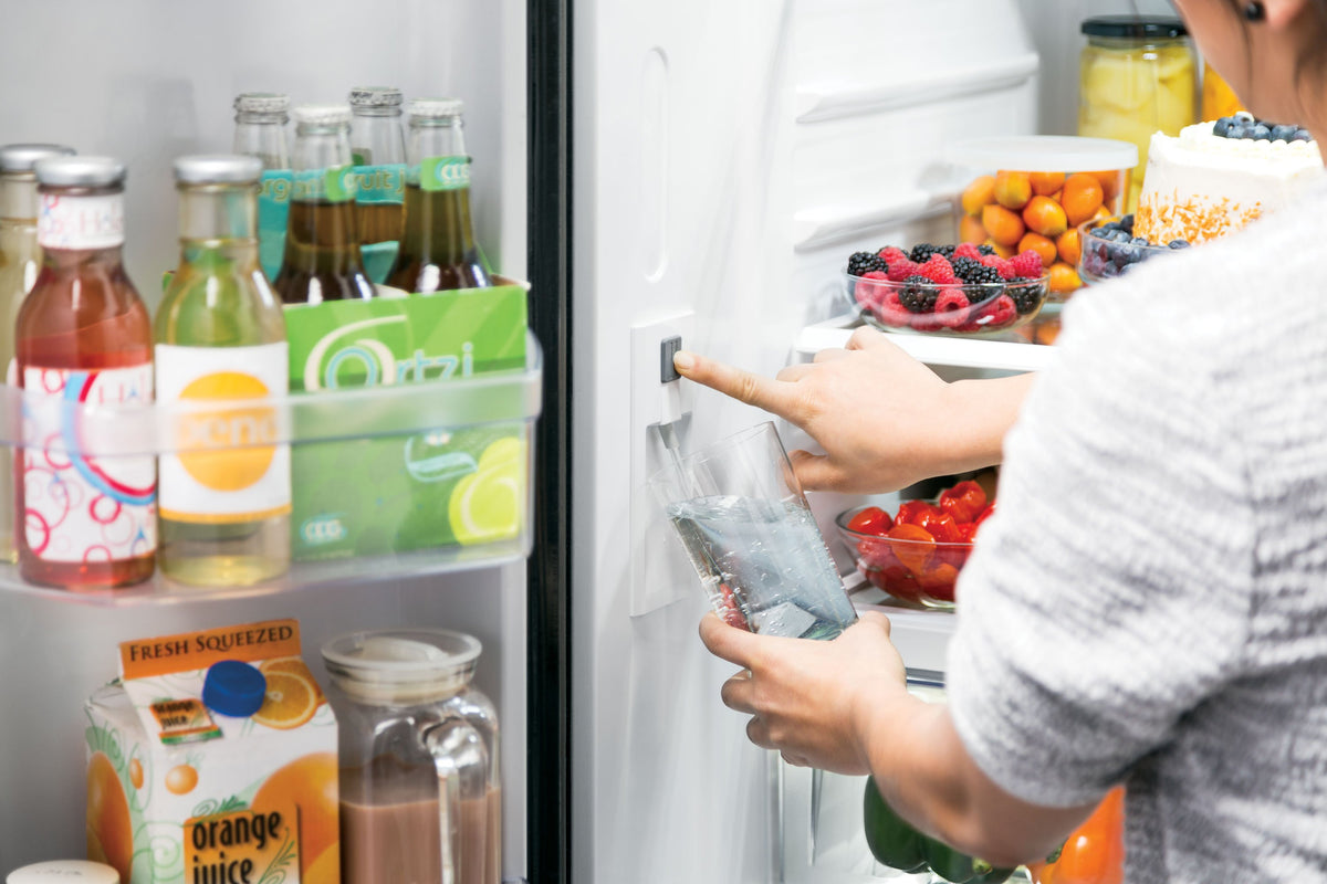 GE 36" 27 Cu. Ft. Black French Door Refrigerator - GNE27JGMBB