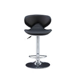 Beldon Bar Height Stool - Black, Chrome