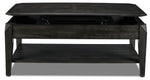 Lennox 47" Lift-Top Coffee Table - Dark Grey