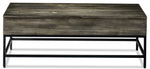 Asher 48" Lift-Top Coffee Table - Grey