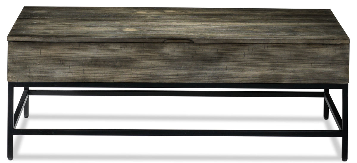 Asher 48" Lift-Top Coffee Table - Grey