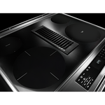 KitchenAid Stainless Steel 30” Front Control Slide-In Electric Convection Downdraft Range (6.4 Cu. Ft.) - KSEG950ESS