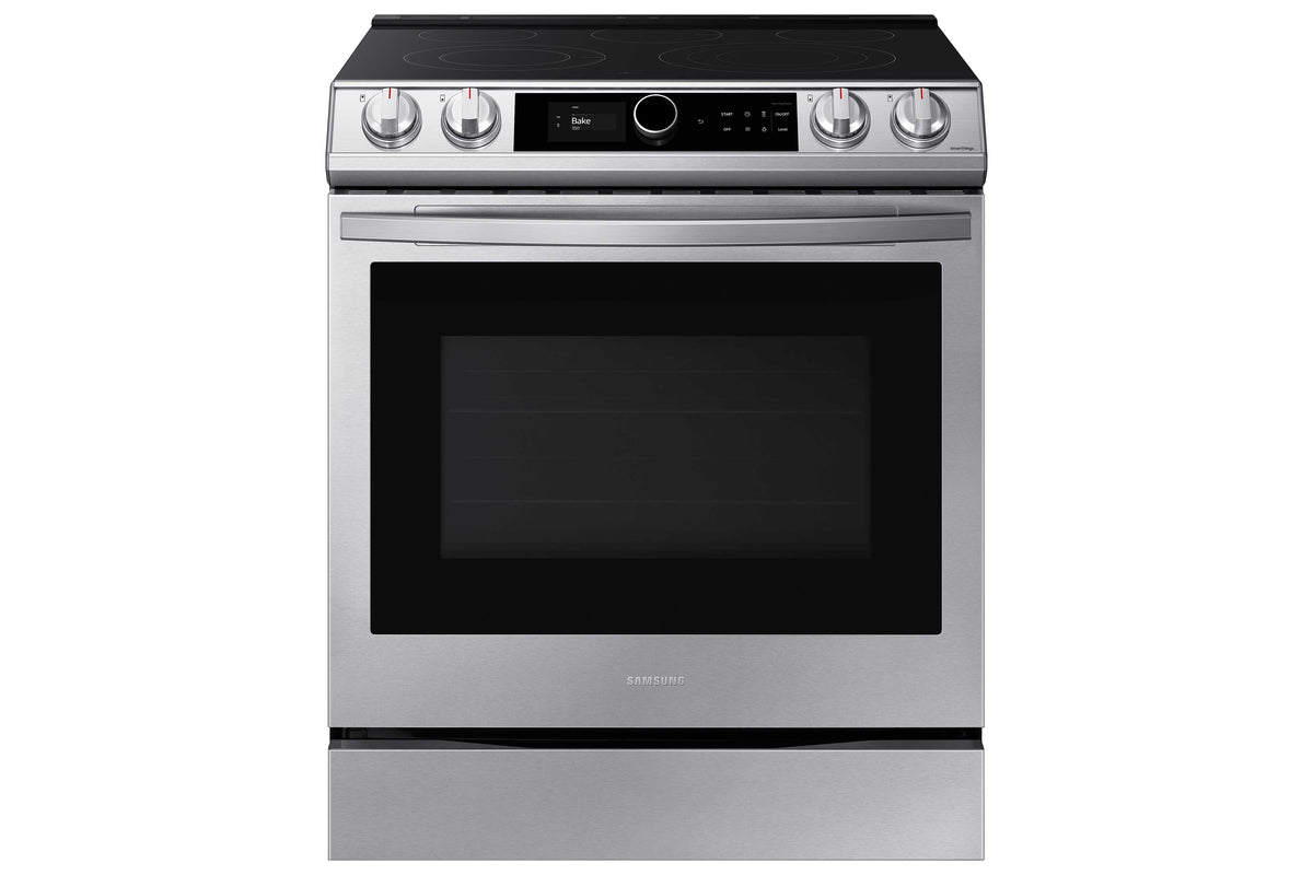 Samsung Stainless Steel Electric Range with True Convection and Air Fry (6.3 Cu.Ft) - NE63T8711SS/AC