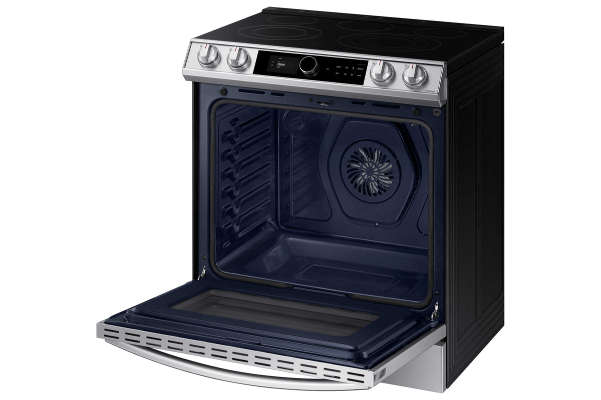 Samsung Stainless Steel Electric Range with True Convection and Air Fry (6.3 Cu.Ft) - NE63T8711SS/AC