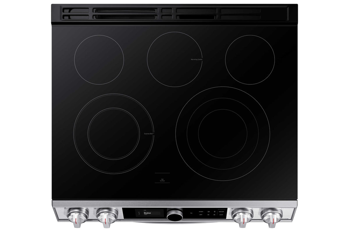Samsung Stainless Steel Electric Range with True Convection and Air Fry (6.3 Cu.Ft) - NE63T8711SS/AC