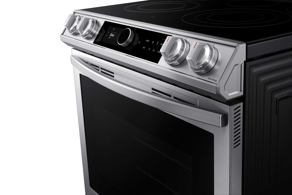 Samsung Stainless Steel Electric Range with True Convection and Air Fry (6.3 Cu.Ft) - NE63T8711SS/AC