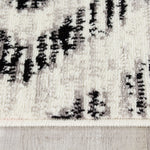 Meridian Diamond Distressed Area Rug - 8' X 11' - Grey