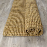 Jute Chunky Boucle Area Rug - 8' X 11' - Beige