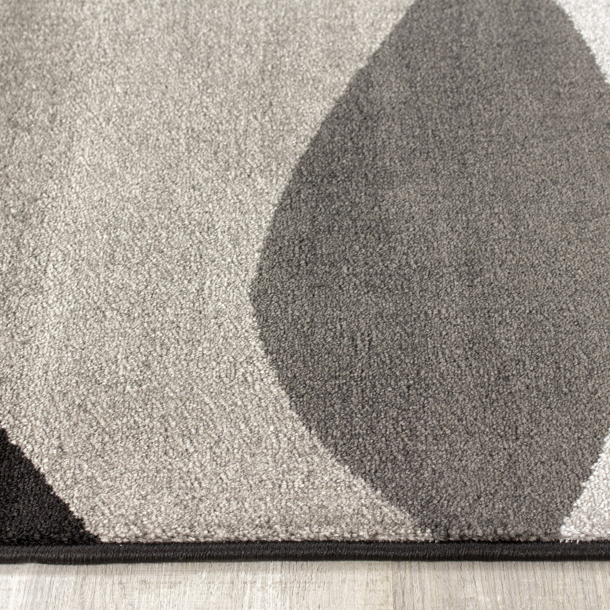 Paladin Drifts Area Rug - 5' X 8' - Black Grey