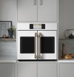 Café Matte White 30" Built-In French-Door Single Convection Wall Oven (5.0 Cu.Ft) - CTS90FP4NW2