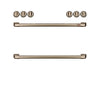 Café™ Brushed Bronze Front Control Induction Knobs and Handles Set - CXFCHHKPMBZ
