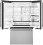 Café 36" 22.2 Cu. Ft. Stainless Steel Counter-Depth French Door Refrigerator with Hot Water Dispenser - CYE22TP2MS1
