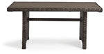 Acadia 6-Piece Banquette Outdoor Furniture - Grey, Beige