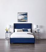 Chloe 3-Piece King Bed - Navy