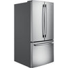 GE 33" 24.8 Cu. Ft. Fingerprint Resistant Stainless French Door Refrigerator - GNE25DYRKFS