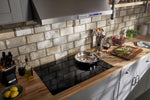KitchenAid Black 30" Electric Cooktop with 5 Elements and Touch-Activated Controls - KCES950KBL