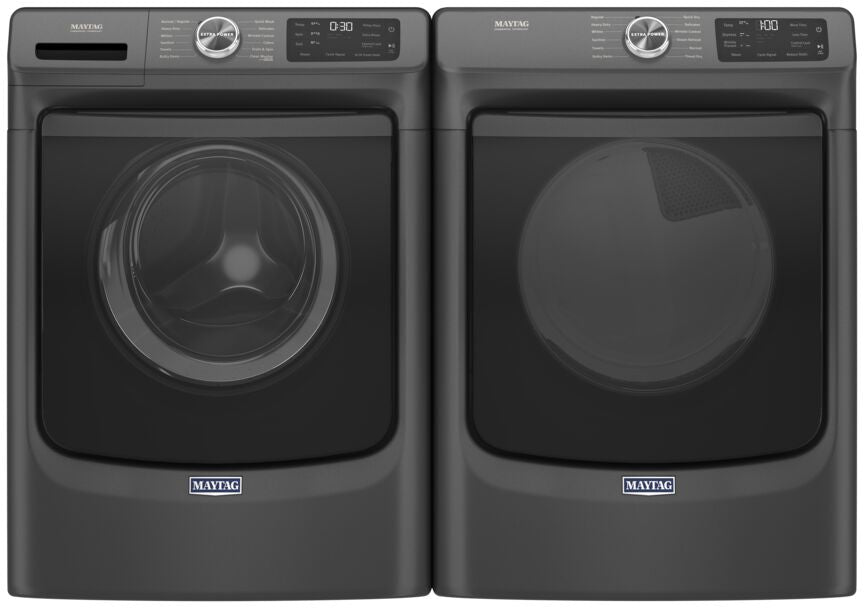 Maytag Volcano Black Front Load Washer with Extra Power and 16-Hr Fresh Hold® (5.5 cu. ft.) - MHW6630MBK